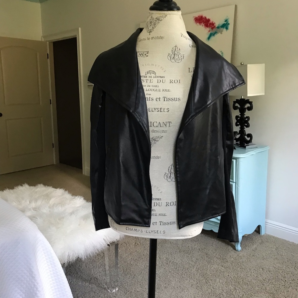 Jack Faux Learher Jacket Sz Small
